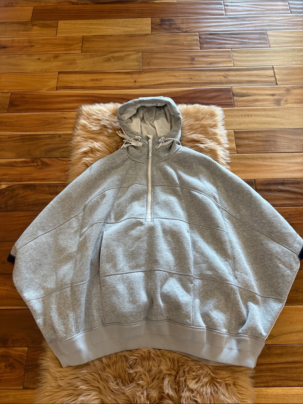 FP Movement by Free People Cocoon Hooded Poncho Sweatshirt Sz XS - Picture 6 of 13